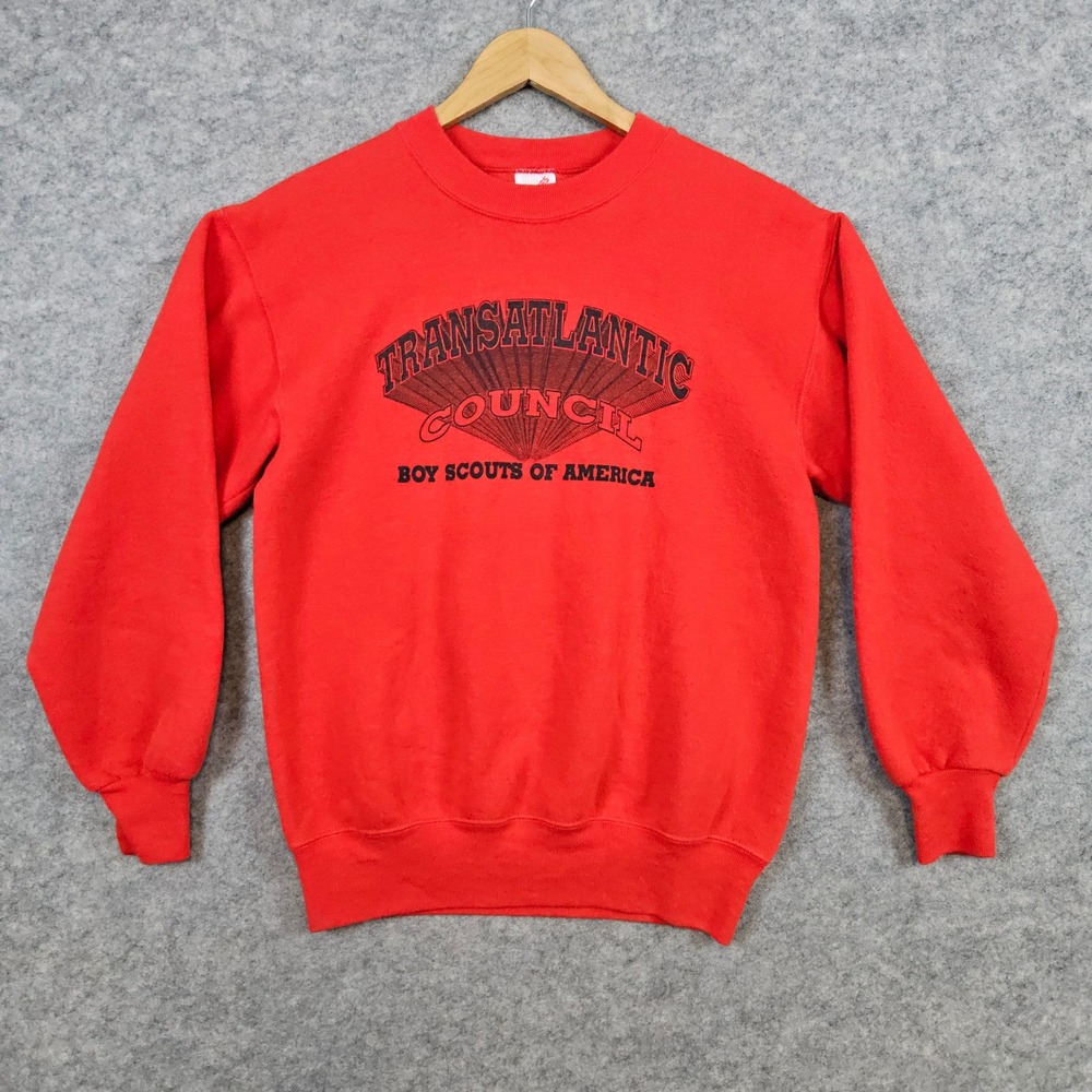 Vintage Jerzees Boy Scouts of America‎ Size M Sweatshirt Transatlantic Council